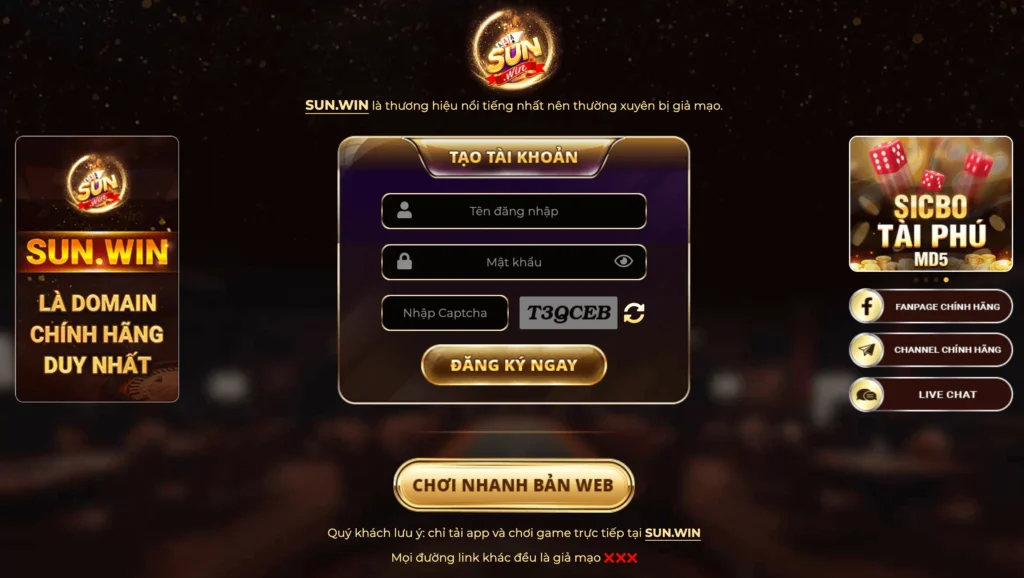 Sunwin - Cổng Game Cá Cược Đổi Thưởng Siêu Chất Lượng 3 Kho game đẳng cấp tại sunwin